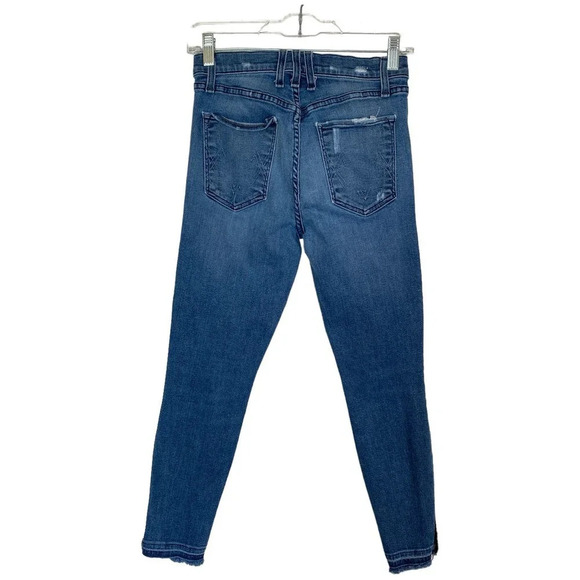 MCGUIRE DENIM Newton Split Hem Ankle Skinny Jeans Size 27P Revolve High Rise - Picture 2 of 9